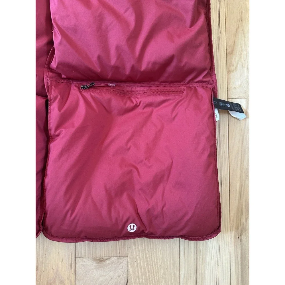 Lululemon Team Canada Future Legacy Down Puffer Scarf Red Black Size O/S